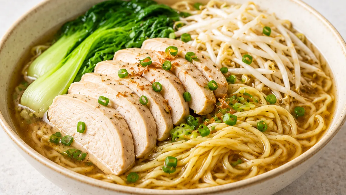 Comforting Chicken Noodle Soup: Warm Your Soul! Chicken noodle soup: Make this incredibly comforting and easy recipe in under 45 minutes. Tender chicken, fresh