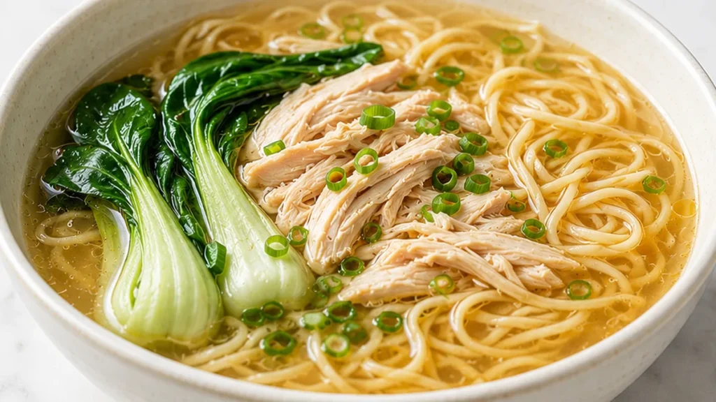 Comforting Chinese Noodle Soup Recipe - Noodle soup: Make this incredibly flavorful Chinese noodle soup in under 20 minutes. Easy, comforting, and perfect for a
