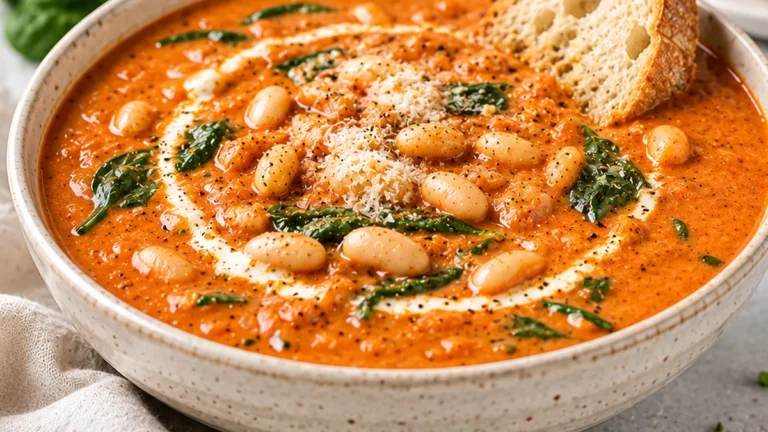Creamy Tomato Bean Soup: Ultimate Comfort Food!