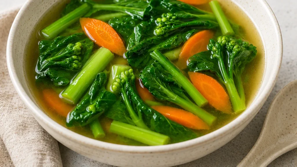 Quick Chinese Veggie Soup - vegetable soup - Vegetable soup: Make the quickest, healthiest Chinese vegetable soup in just 15 minutes. A low-calorie, flavor-pack