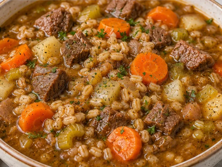 Hearty Beef & Barley Soup