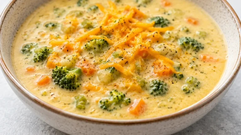 ” Creamy Broccoli Cheddar Soup”