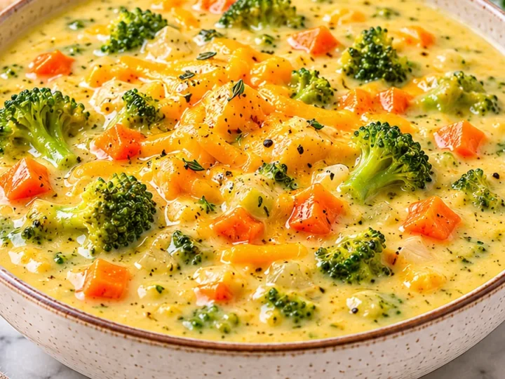 20-Minute Broccoli Cheese Soup — Comfort in a Bowl!