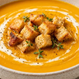 Creamy Butternut Squash Soup: Comfort Bowl! Butternut squash soup: make this comforting, creamy soup with natural sweetness. Perfect for a cozy meal, rich in fl