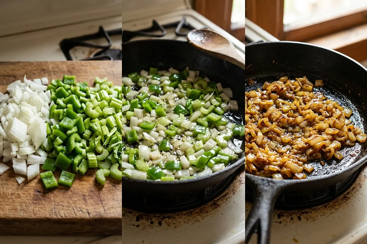 The Holy Trinity Cajun cooking gumbo — The Holy Trinity