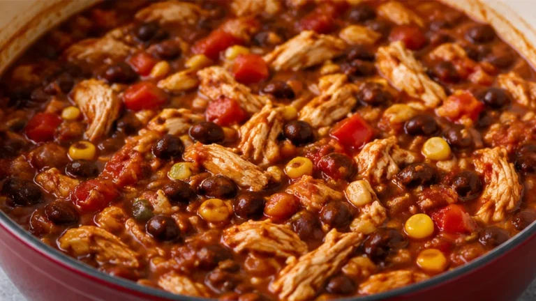 ️ One-Pot Chicken Chili: Spicy & Easy!