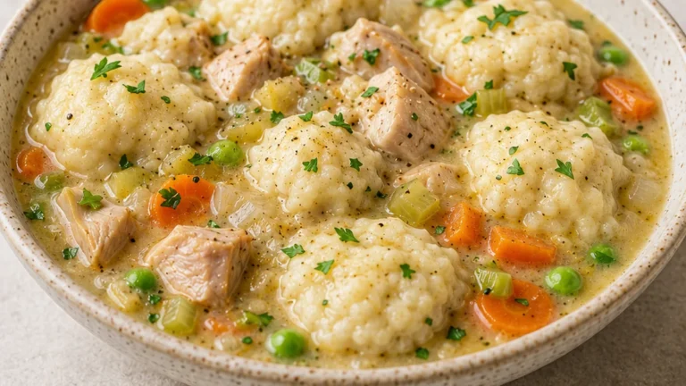 Cozy Chicken & Dumpling Soup