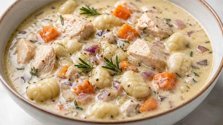 Creamy Chicken Gnocchi Soup: Comfort Food!