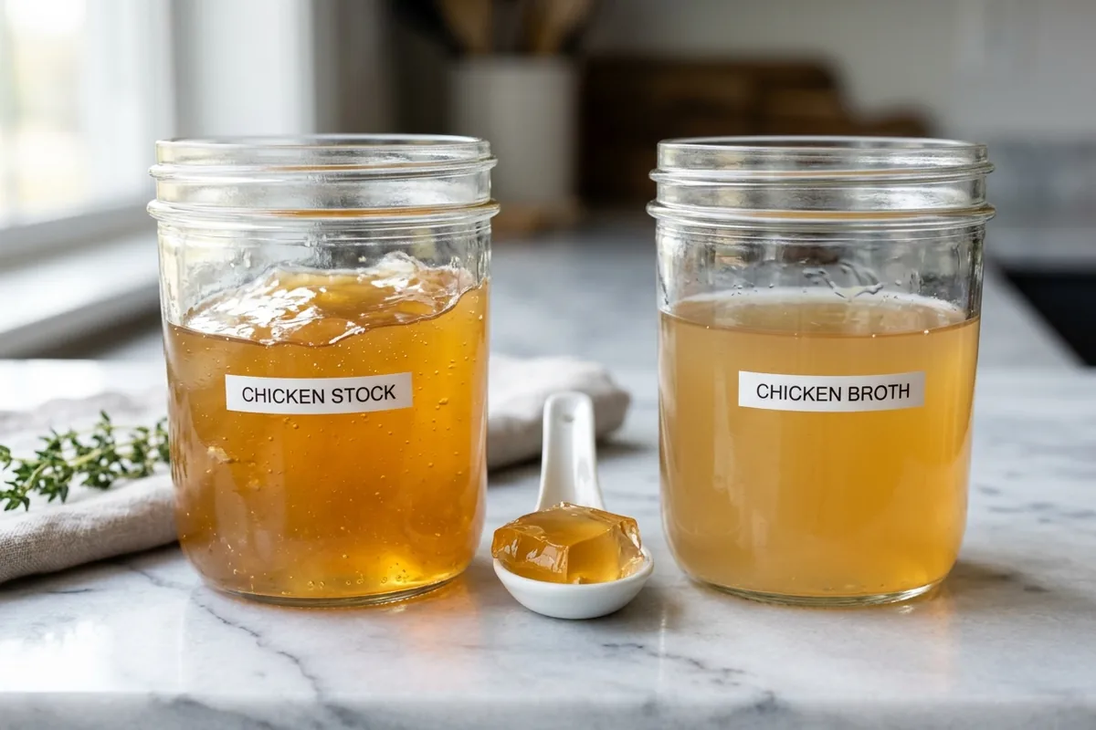 Chicken stock vs broth — Gelatin: The Body You Can Feel