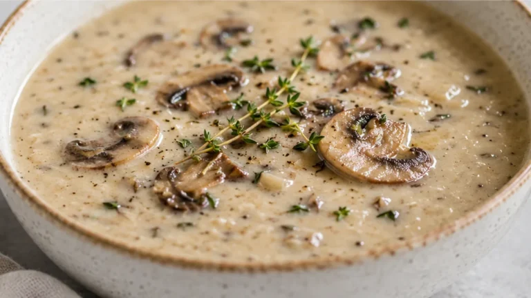 Creamy Mushroom Soup: A Soul-Warming Delight!
