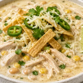 Creamy White Chicken Enchilada Soup - Enchilada soup: enjoy this creamy and flavorful meal that’s easy to make and perfect for any night of the week.