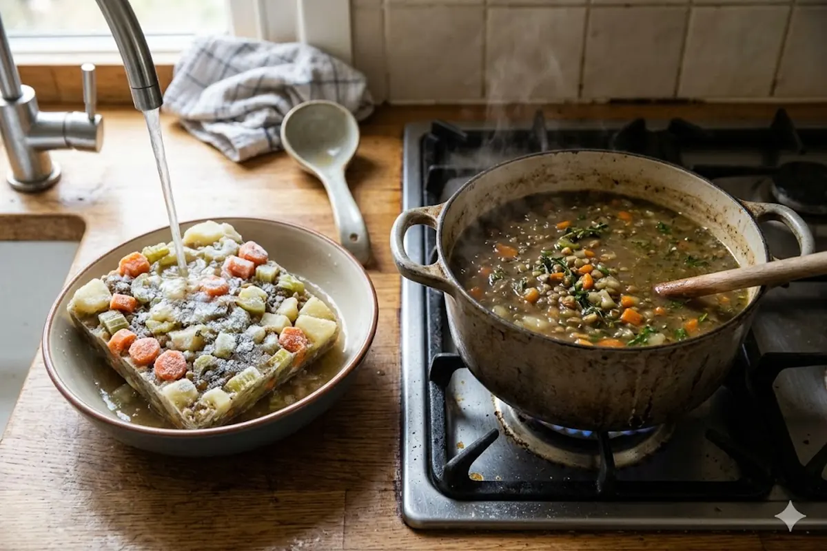 Thawing and reheating without ruining it Freezing soup — Thawing and reheating without ruining it