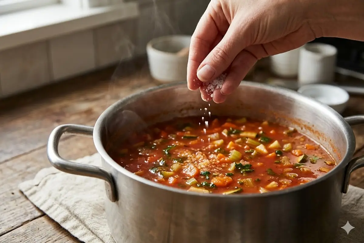 The trick almost nobody mentions: under-season Freezing soup — The trick almost nobody mentions: under-season
