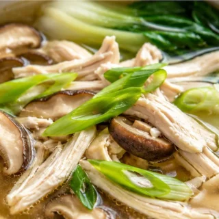 Comfort in a Bowl! Ginger Scallion Chicken Soup - ginger scallion soup - Ginger scallion soup: craft this vibrant, immune-boosting chicken soup in under 30 minu
