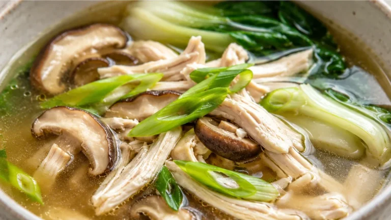 Comfort in a Bowl! Ginger Scallion Chicken Soup