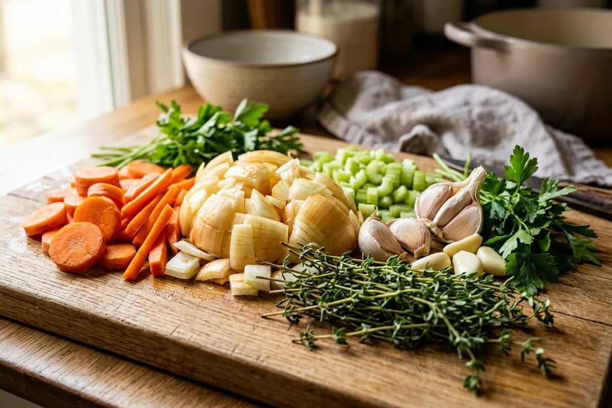 The Aromatics That Build Flavor Homemade chicken noodle soup — The Aromatics That Build Flavor
