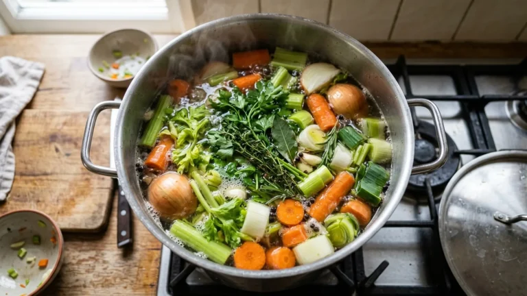 How to Make Vegetable Stock at Home (The Slow-Simmer Way)
