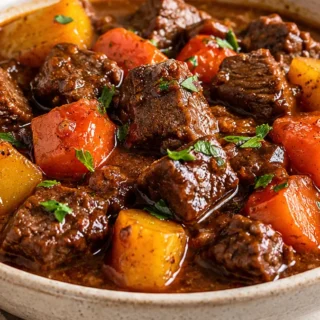 Flavor Bomb Instant Pot Beef Stew - instant pot stew - Instant Pot stew: cook this hearty and tender beef stew in under an hour. Perfect for a comforting meal,