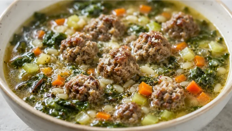 Cozy Italian Wedding Soup: Comfort in Every Spoon!