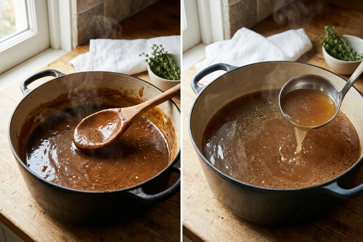 Gravy vs Broth: Finishing the Liquid Pot roast vs beef stew — Gravy vs Broth: Finishing the Liquid