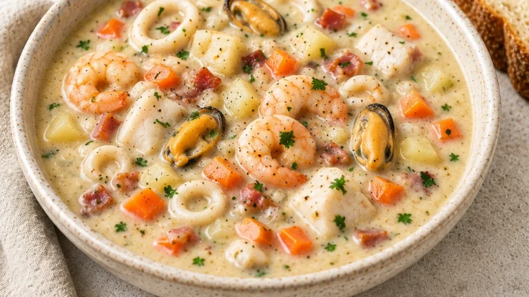 Creamy Seafood Chowder: Taste of the Ocean