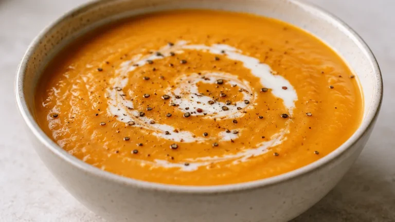 Creamy Sweet Potato Bisque: Fall Comfort!