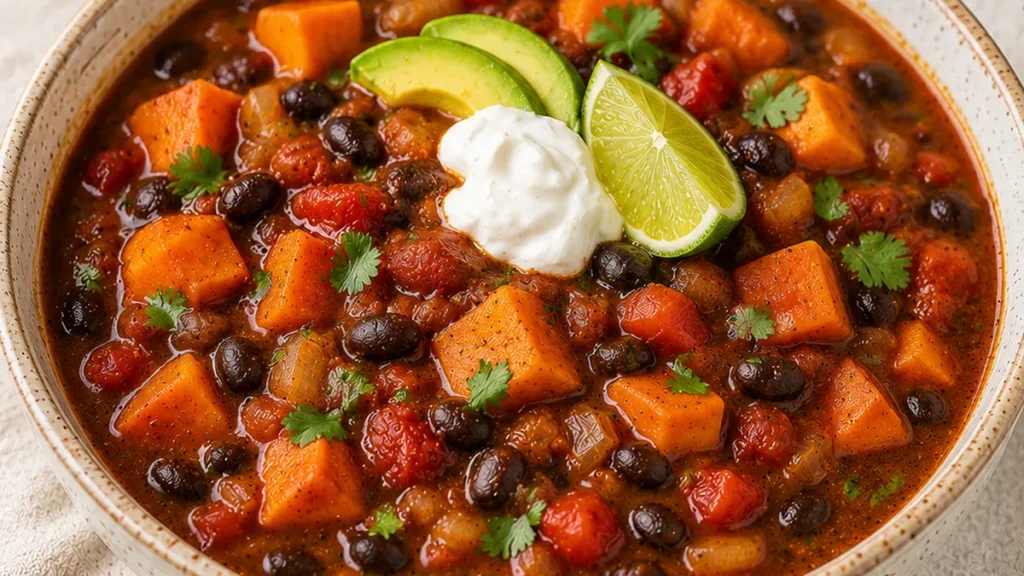 Black Bean Sweet Potato Stew: Your Ultimate Cozy Comfort! Sweet potato stew: savor this hearty and wholesome black bean and sweet potato stew. Perfect for a coz