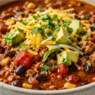 Quick & Hearty Taco Soup: Weeknight Favorite! Taco soup: prepare this hearty and flavorful soup using lean ground turkey for a quick weeknight dinner. Easy to c