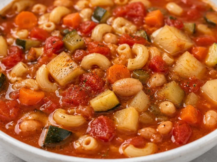 Hearty Minestrone Soup with Pasta