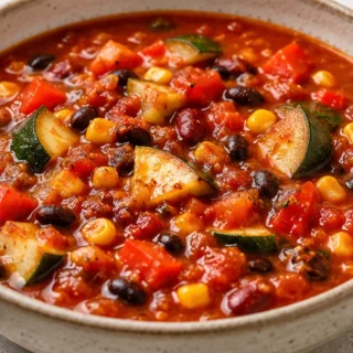 ️ Easy Vegetarian Chili Soup: Your New Go-To! Vegetarian Chili: master this hearty and flavorful spring soup recipe. Packed with fresh vegetables and aromatic s
