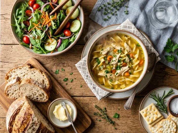 What to Serve With Chicken Noodle Soup: 15 Sides That Round Out the Bowl
