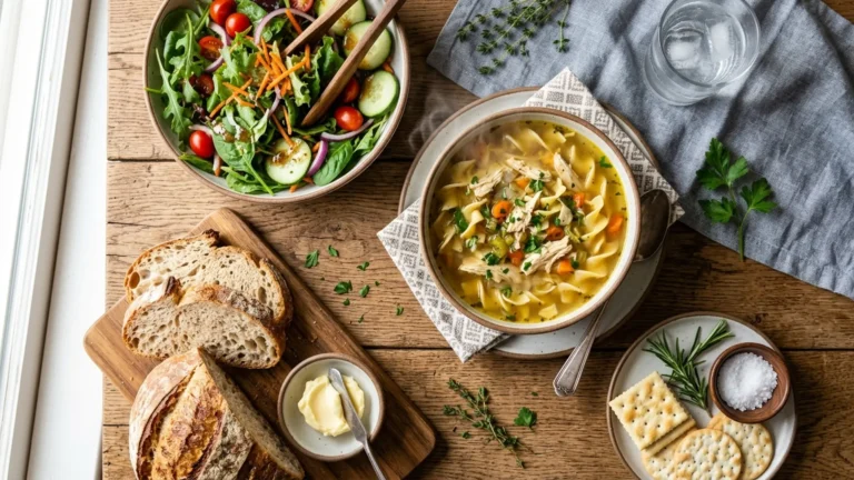 What to Serve With Chicken Noodle Soup: 15 Sides That Round Out the Bowl