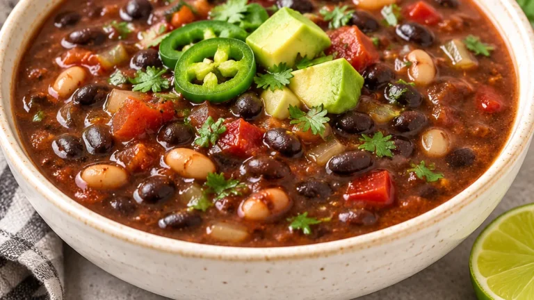 Kickin’ Black Bean Soup: Cozy & Fiery Flavor Bomb!