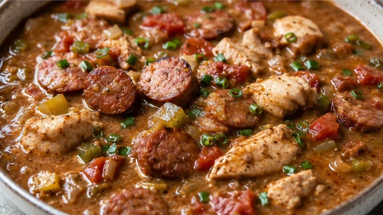 ️ Easy Chicken & Sausage Gumbo Recipe