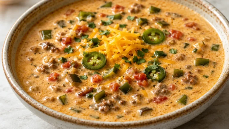 ️ Creamy Chili Beer Cheese Soup: Your New Obsession!