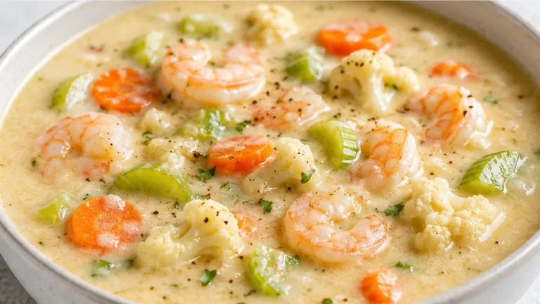 Creamy Dairy-Free Shrimp Chowder in 30 Mins!