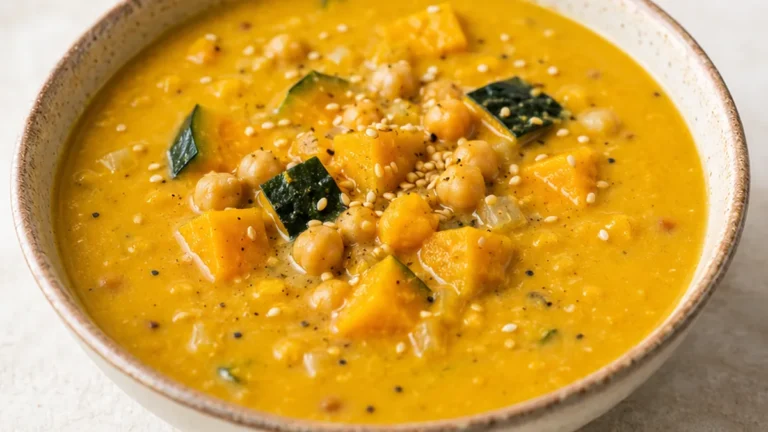 Creamy Kabocha Miso Soup: Cozy & Hearty!