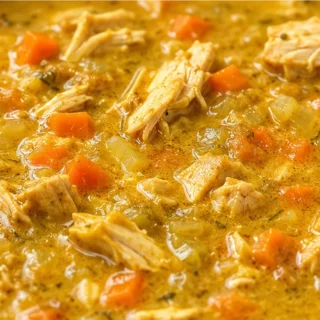 The Best Chicken Mulligatawny Soup - Whip up this flavorful Chicken Mulligatawny Soup in your Instant Pot. Aromatic spices, tender chicken, and warming vegetabl