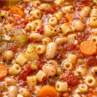 Instant Pot Pasta e Fagioli - pasta fagioli