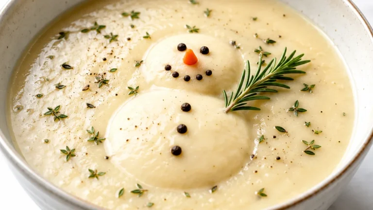 Creamy Snowman Soup