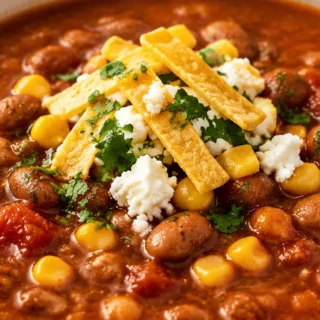 ️ Sopa Tarasca: Spicy Pinto Bean Soup! Sopa Tarasca: master this authentic Mexican pinto bean soup. Serve with crispy jalapeño corn fritters for a hearty, flavo