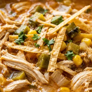 Easiest Chicken Tortilla Soup! Tortilla soup: Make this easy slow cooker chicken recipe for a flavorful and comforting meal. Ready in under 2 hours, packed with