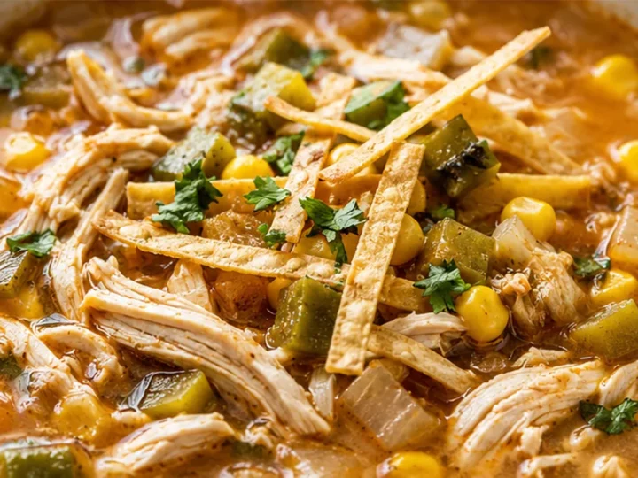 Easiest Chicken Tortilla Soup!