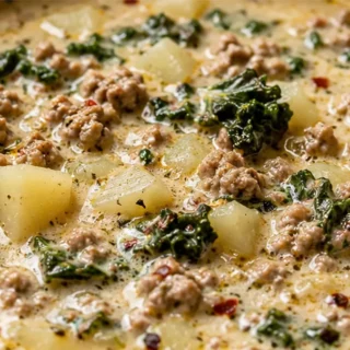 Crockpot Zuppa Toscana: Italian Comfort - Zuppa Toscana: cook this hearty Olive Garden copycat in your slow cooker. Savory turkey, tender potatoes, and creamy b
