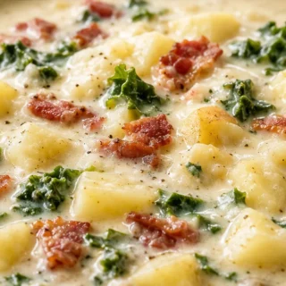 Creamy Instant Pot Colcannon Soup - Make authentic Colcannon Soup in your Instant Pot! This creamy, comforting Irish recipe with potatoes, kale, and bacon is ea