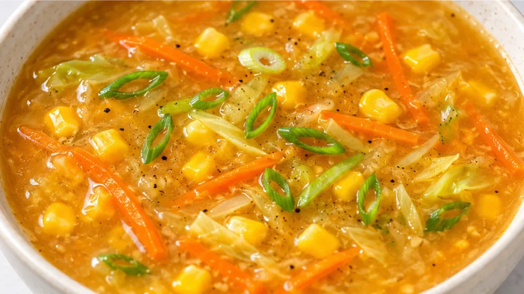 Sweet Corn Soup for Comfort