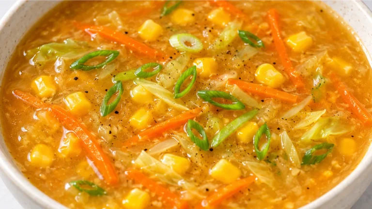 Sweet Corn Soup for Comfort