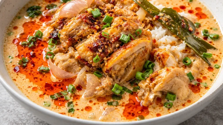 Zesty Lemongrass Chicken in Coconut Soup!
