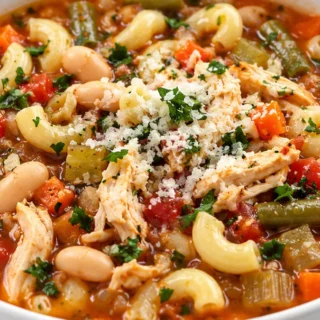 Chicken Minestrone Soup: Cozy & Flavorful!
