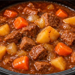 Comforting Slow Cooker Beef Stew